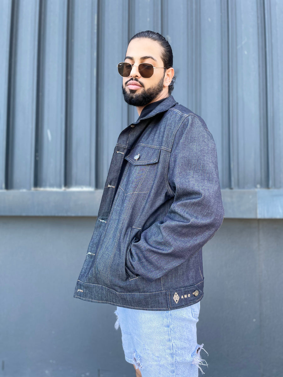 African denim jacket best sale